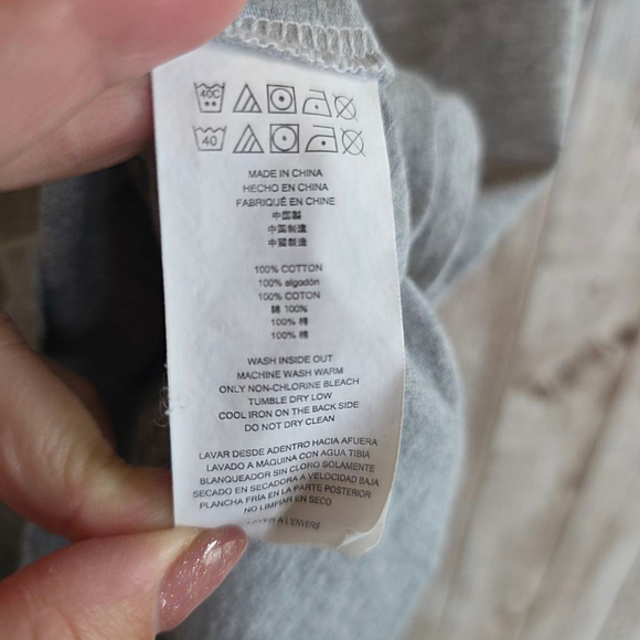 Men's Michael Kors T-shirt Size L White and Gray - Picture 6 of 7